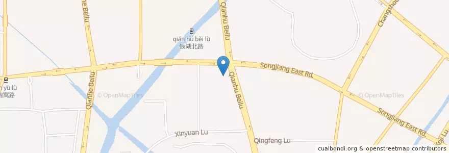 Mapa de ubicacion de Burger King en China, Zhejiang, Ningbo, 鄞州区.