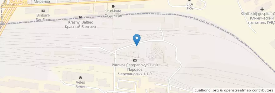 Mapa de ubicacion de На Подмосковной en Russia, Distretto Federale Centrale, Москва, Северный Административный Округ.