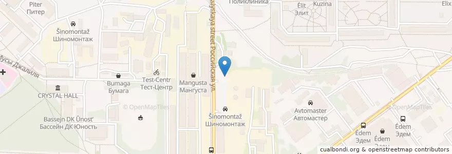Mapa de ubicacion de Евразия en Rusya Federasyonu, Сибирский Федеральный Округ, Novosibirsk Oblastı, Городской Округ Новосибирск.
