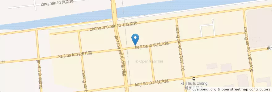 Mapa de ubicacion de 创新海岸服务中心 en 中国, 广东省, 珠海市, 香洲区.