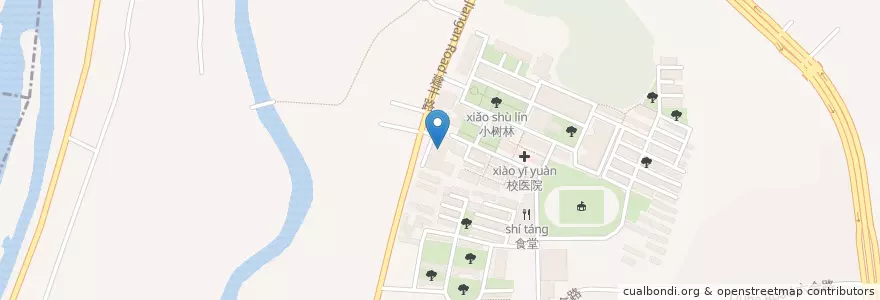 Mapa de ubicacion de 椿记烧鹅 en 中国, 广西壮族自治区, 桂林市, 七星区.