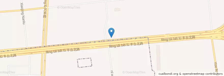 Mapa de ubicacion de 阿西娅食府 en 중국, 베이징시, 허베이성, 丰台区.
