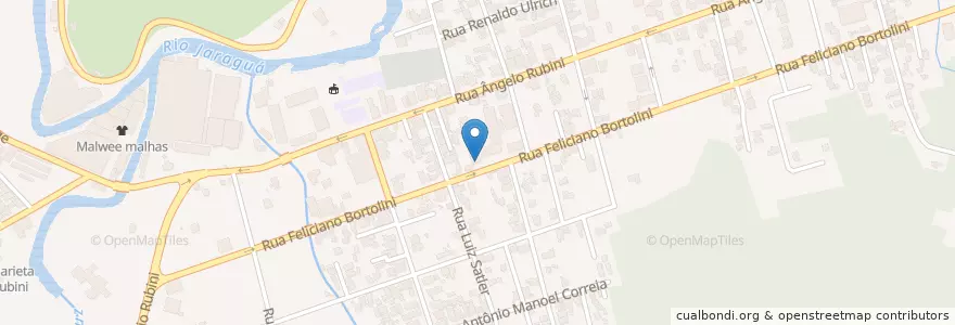 Mapa de ubicacion de Unidade Básica de Saúde Wolfgang Weege en Бразилия, Южный Регион, Санта-Катарина, Região Geográfica Intermediária De Joinville, Microrregião De Joinville, Jaraguá Do Sul.