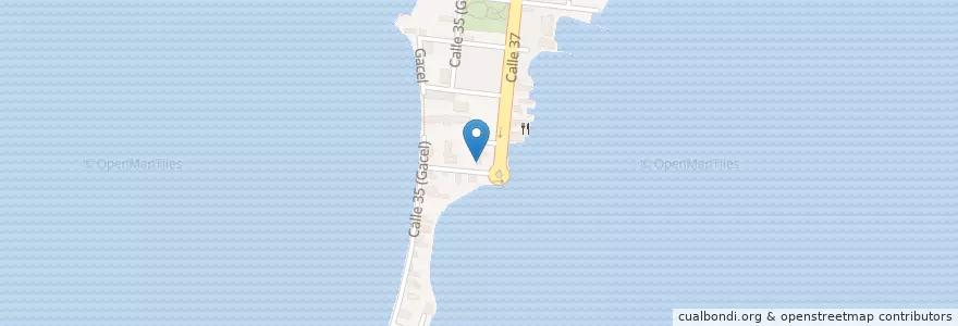 Mapa de ubicacion de Palacio de Valle en کوبا, Cienfuegos, Cienfuegos, Ciudad De Cienfuegos.