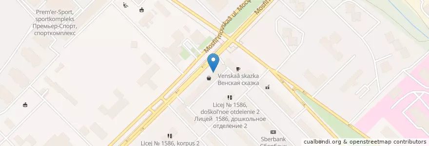 Mapa de ubicacion de Инвитро en Rússia, Distrito Federal Central, Москва, Западный Административный Округ, Район Раменки.
