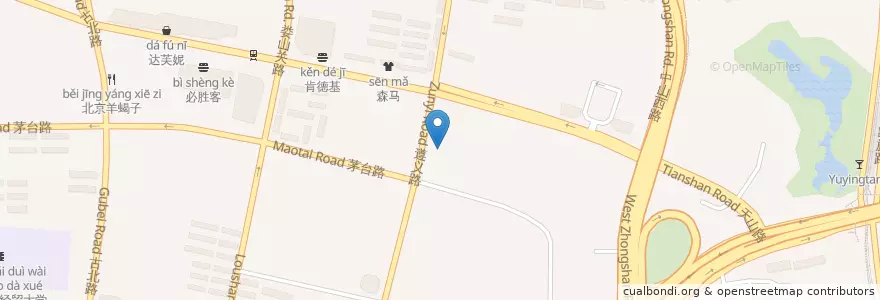 Mapa de ubicacion de Ma Coffee en Китай, Шанхай, Чаннин.