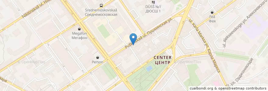 Mapa de ubicacion de Понеслось! en Russia, Distretto Federale Centrale, Oblast' Di Voronež, Городской Округ Воронеж.