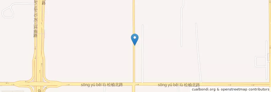 Mapa de ubicacion de Qitianlou en Çin, Pekin, Hebei, 朝阳区 / Chaoyang.