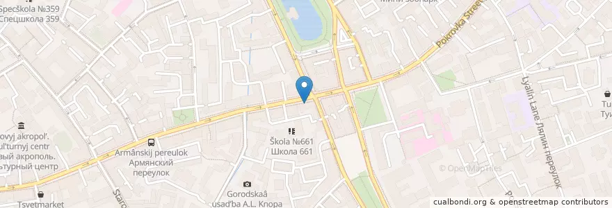 Mapa de ubicacion de Prime en Rusia, Distrito Federal Central, Москва, Distrito Administrativo Central, Басманный Район.