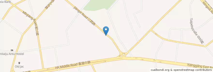 Mapa de ubicacion de Highland en Chine, Shandong, 青岛市, 市南区.