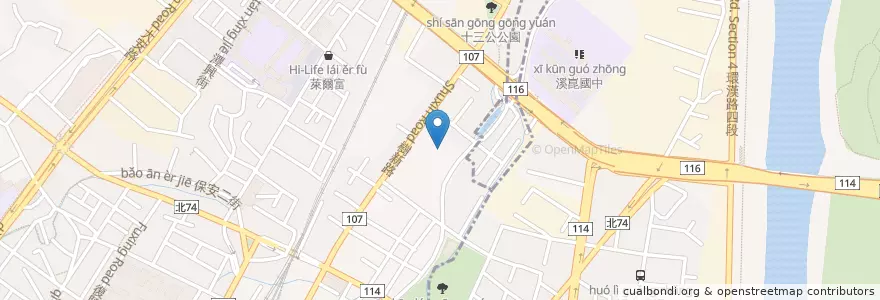 Mapa de ubicacion de 新北市立圖書館樹林分館 en Tayvan, 新北市, 樹林區.