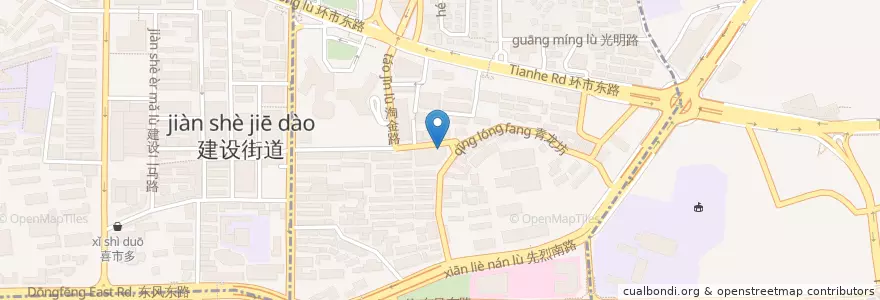Mapa de ubicacion de 勇志烧肉 en الصين, غوانغدونغ, 广州市, 越秀区, 华乐街道.