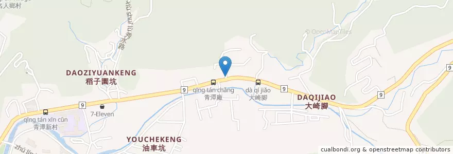 Mapa de ubicacion de 中印青潭廠 en 臺灣, 新北市, 新店區.