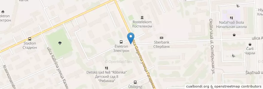Mapa de ubicacion de Солнышко en Rusia, Приволжский Федеральный Округ, Óblast De Kírov, Городской Округ Вятские Поляны.