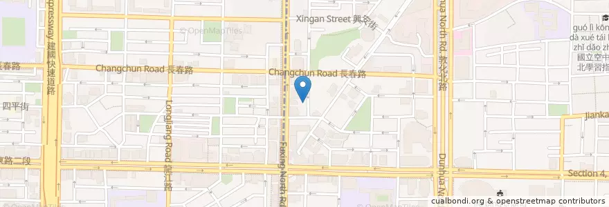 Mapa de ubicacion de 耀場串燒夜食 en 臺灣, 新北市, 臺北市, 松山區.