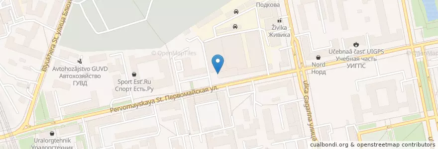 Mapa de ubicacion de Аль-Кух en روسيا, منطقة فيدرالية أورالية, أوبلاست سفردلوفسك, بلدية يكاترينبورغ.