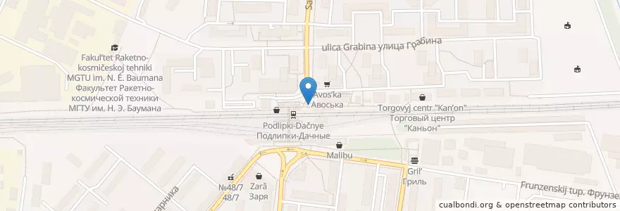 Mapa de ubicacion de One Price Coffee en روسيا, Центральный Федеральный Округ, محافظة موسكو, Городской Округ Королёв.
