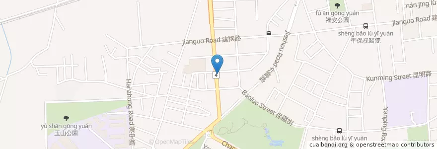Mapa de ubicacion de 向陽動物醫院 en Taiwan, 桃園市, 桃園區.