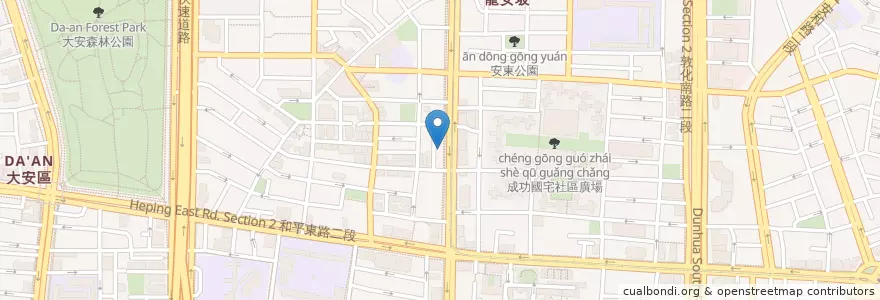 Mapa de ubicacion de 金城便當 en Taiwan, 新北市, Taipé, 大安區.