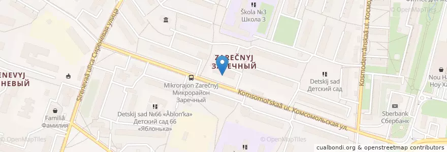 Mapa de ubicacion de Отделение связи №141109 en Rusia, Distrito Federal Central, Óblast De Moscú, Городской Округ Щёлково.