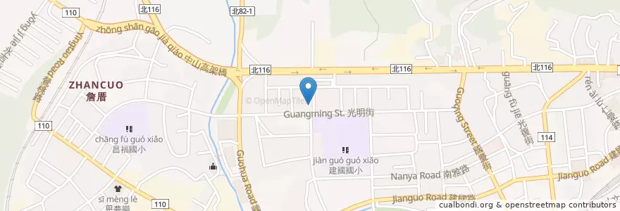 Mapa de ubicacion de 好喫 Brunch House en Taiwan, 新北市, 鶯歌區.