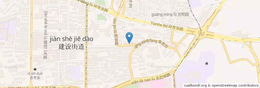 Mapa de ubicacion de M2 Cafe en 중국, 광둥성, 광저우시, 越秀区, 华乐街道.