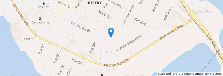 Mapa de ubicacion de Le Bella Ciao en Côte D’Ivoire, Abidjan, Marcory.