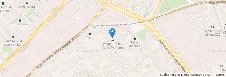 Mapa de ubicacion de Джи Пи Вингс en Russie, District Fédéral Central, Moscou, Центральный Административный Округ, Красносельский Район.