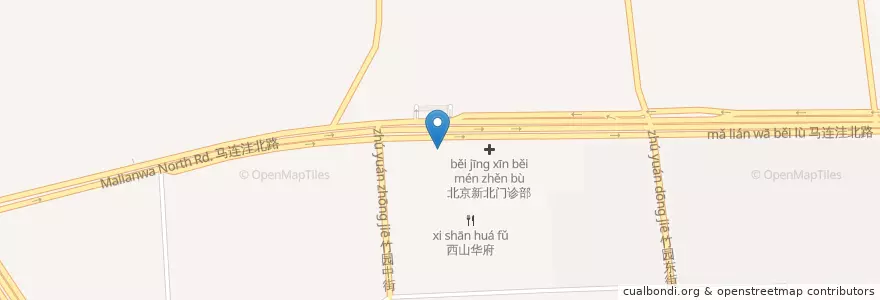 Mapa de ubicacion de 江苏银行 en Çin, Pekin, Hebei, 海淀区.