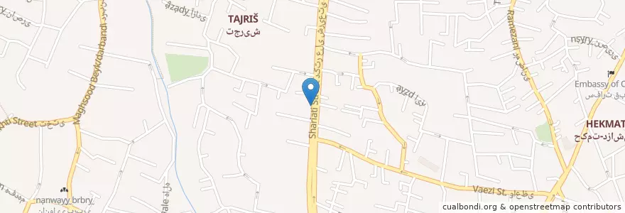 Mapa de ubicacion de داروخانه دکتر لیدا نوری en Irão, Teerã, شهرستان شمیرانات, Teerã, بخش رودبار قصران.