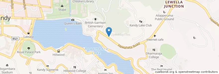 Mapa de ubicacion de Durdans Medical Laboratory en Sri Lanka, Central Province, Kandy District.