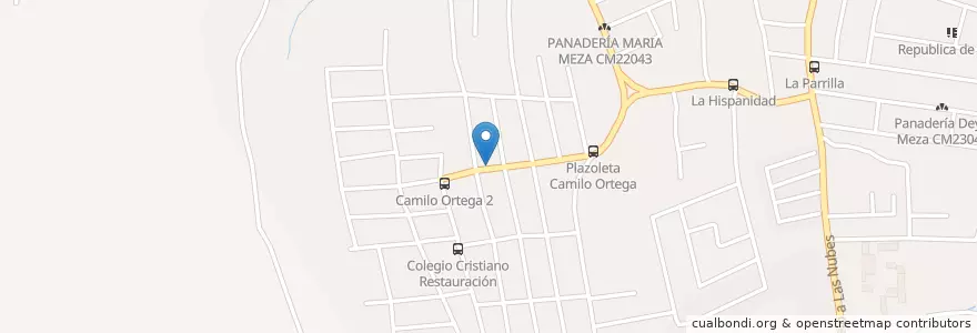 Mapa de ubicacion de Farmacia Puerto en Nicaragua, Departamento De Managua, Managua (Municipio).