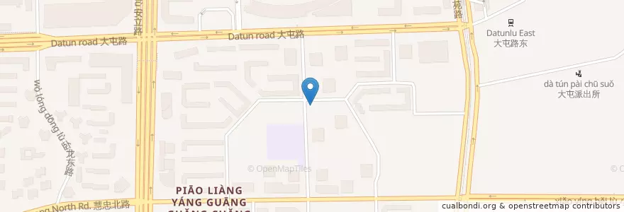 Mapa de ubicacion de 马路边边串串香 en الصين, بكين, خبي, 朝阳区 / Chaoyang.
