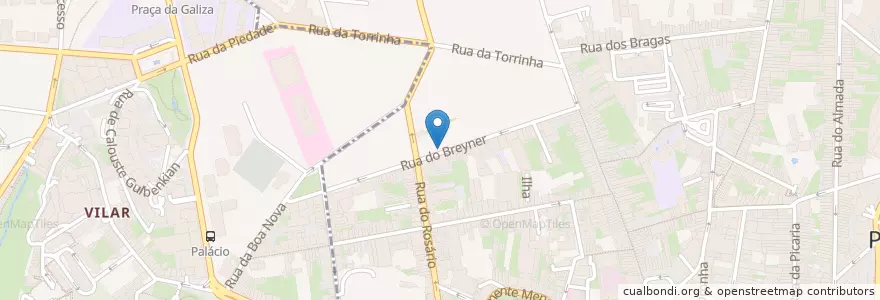 Mapa de ubicacion de Casa Ferreira en پرتغال, Norte, Área Metropolitana Do Porto, Porto, Porto, Cedofeita, Santo Ildefonso, Sé, Miragaia, São Nicolau E Vitória.