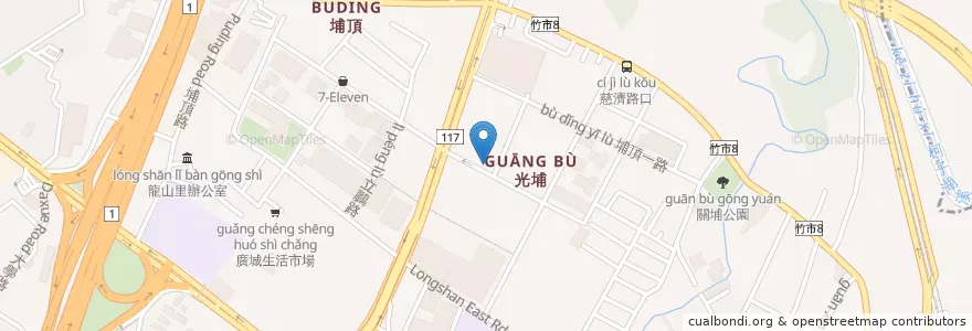 Mapa de ubicacion de Decathlon地下停車場出口 en تایوان, 臺灣省, سینچو, 東區.