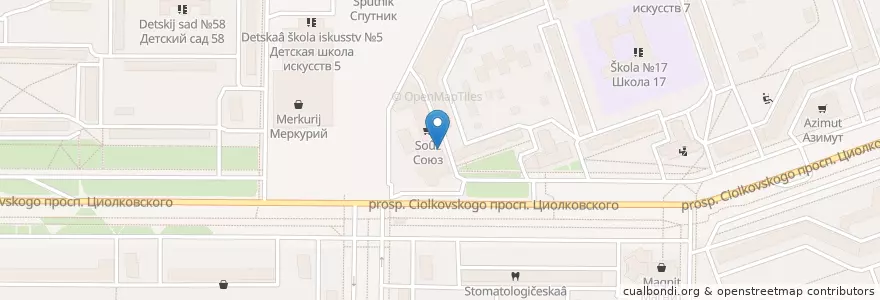Mapa de ubicacion de Дзержинск 606034 en ロシア, 沿ヴォルガ連邦管区, ニジニ・ノヴゴロド州, Городской Округ Дзержинск.