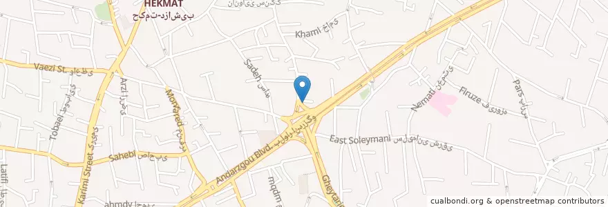 Mapa de ubicacion de رستوران لبینا en ایران, استان تهران, شهرستان شمیرانات, تهران, بخش رودبار قصران.