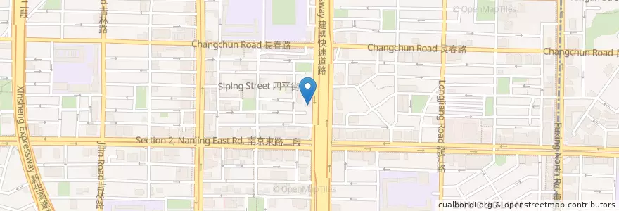 Mapa de ubicacion de 山本拉麵 en Тайвань, Новый Тайбэй, Тайбэй, 中山區.