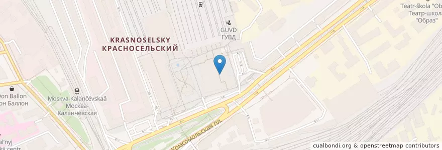Mapa de ubicacion de Неофарм en Rusia, Distrito Federal Central, Москва, Distrito Administrativo Central, Красносельский Район.