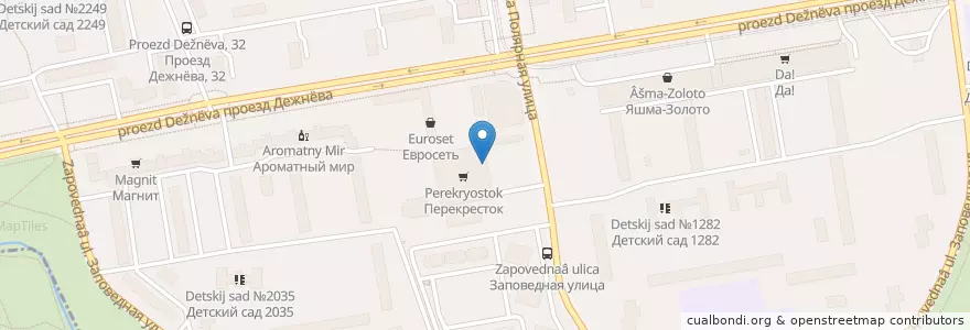 Mapa de ubicacion de Кибер Арена en Russia, Distretto Federale Centrale, Москва, Северо-Восточный Административный Округ, Район Южное Медведково.