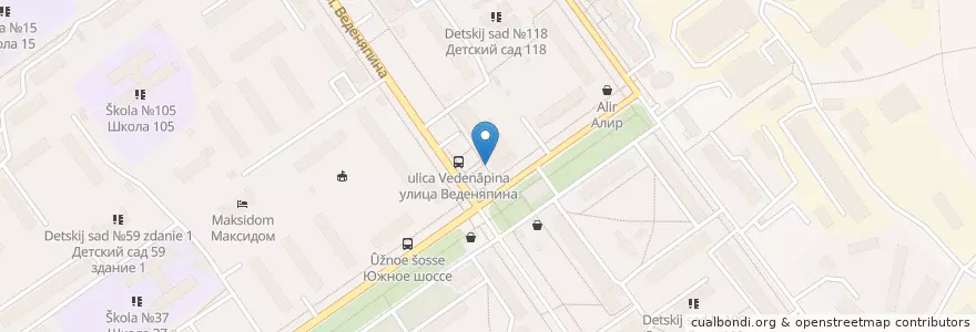 Mapa de ubicacion de Вита Центральная en ロシア, 沿ヴォルガ連邦管区, ニジニ・ノヴゴロド州, ニジニ・ノヴゴロド管区.