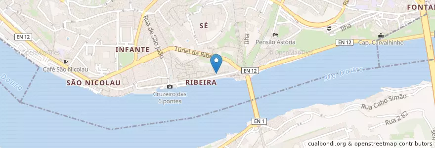 Mapa de ubicacion de Hasta Pública en Португалия, Северный, Porto, Área Metropolitana Do Porto, Porto, Vila Nova De Gaia, Santa Marinha E São Pedro Da Afurada.