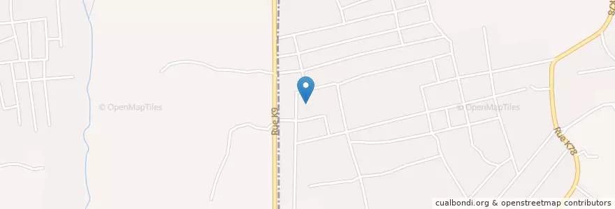 Mapa de ubicacion de EPP Bad en コートジボワール, アビジャン, Yopougon.