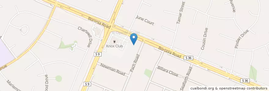 Mapa de ubicacion de SmartOz Kidz en Australie, Victoria, City Of Knox.