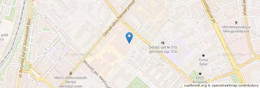Mapa de ubicacion de Ciao en Russia, Distretto Federale Centrale, Москва, Центральный Административный Округ, Тверской Район.