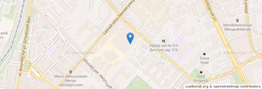 Mapa de ubicacion de Greek street en Россия, Центральный Федеральный Округ, Москва, Центральный Административный Округ, Тверской Район.