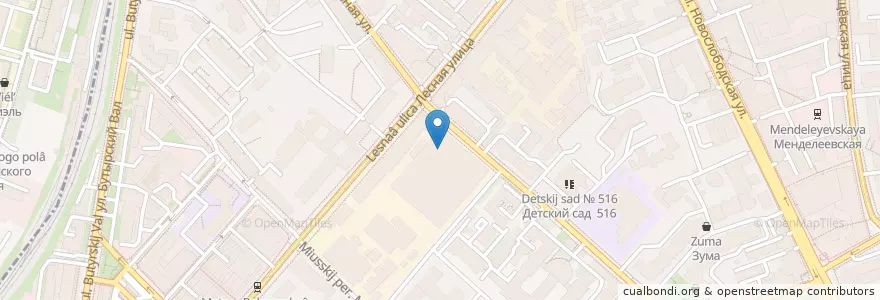 Mapa de ubicacion de K-Town en 러시아, Центральный Федеральный Округ, Москва, Центральный Административный Округ, Тверской Район.