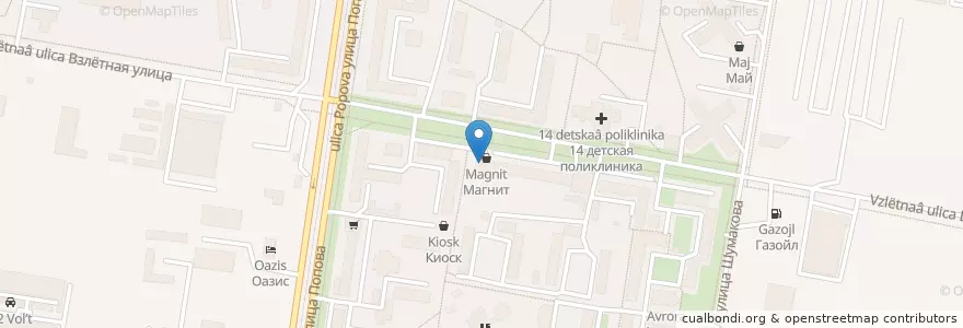 Mapa de ubicacion de MY FRIENDS en روسیه, Сибирский Федеральный Округ, Алтайский Край, Городской Округ Барнаул.