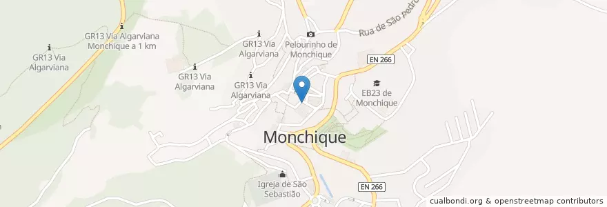 Mapa de ubicacion de Crédito Agrícola en Portekiz, Algarve, Algarve, Faro, Monchique, Monchique.