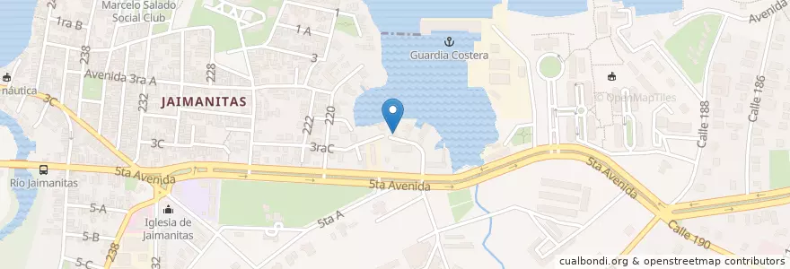Mapa de ubicacion de Cafetería 26 de Julio en Cuba, La Habana, Playa.